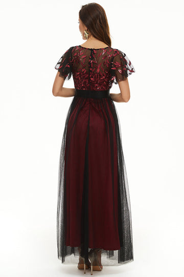 Sequins Tulle Mother of The Bride Dress